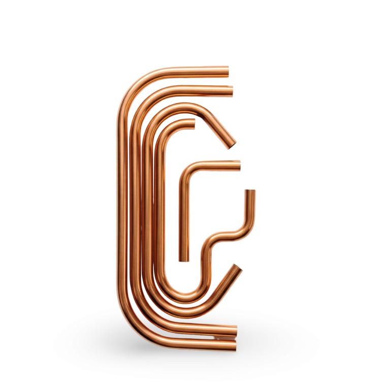 custom copper tube bends