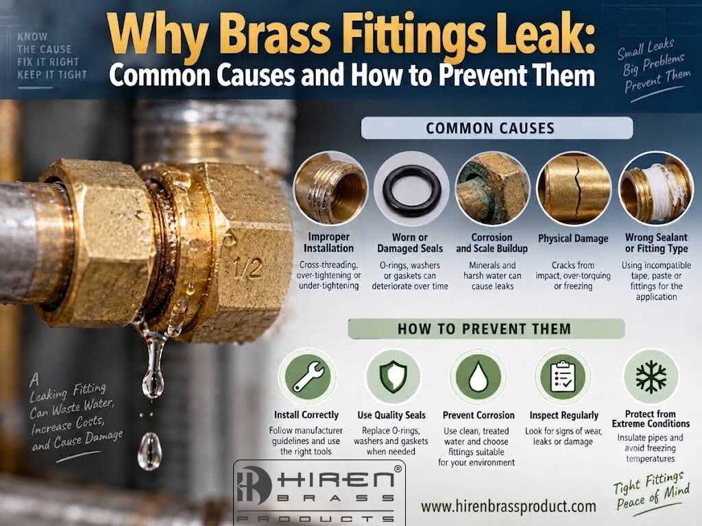 Why Brass Fittings Leak: Common Causes and How to Prevent Them banner