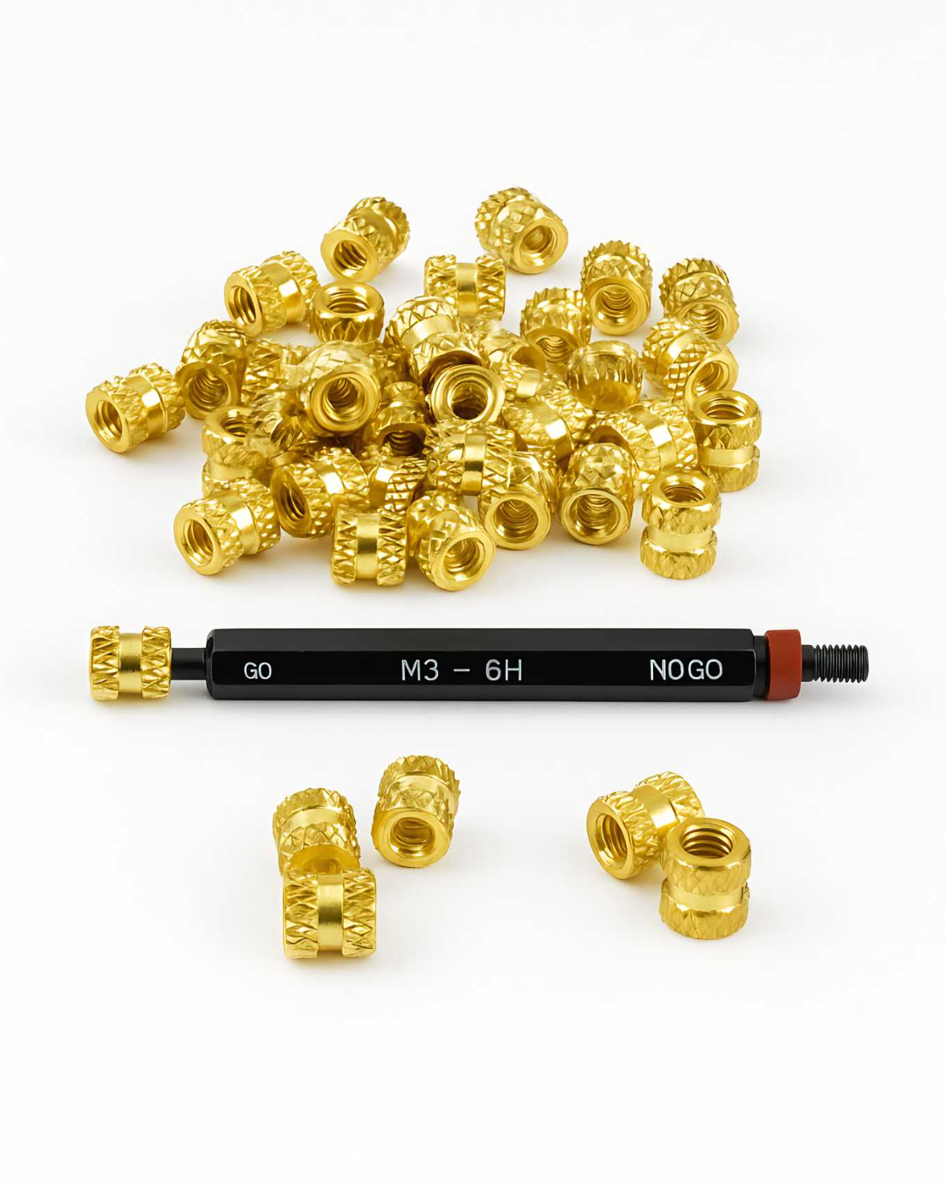 Brass threaded inserts