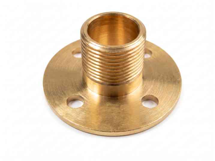brass threaded flange