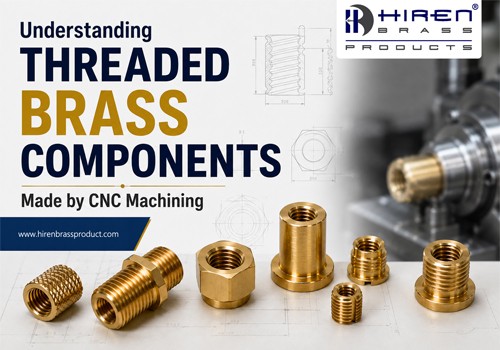 CNC brass threaded Components banner