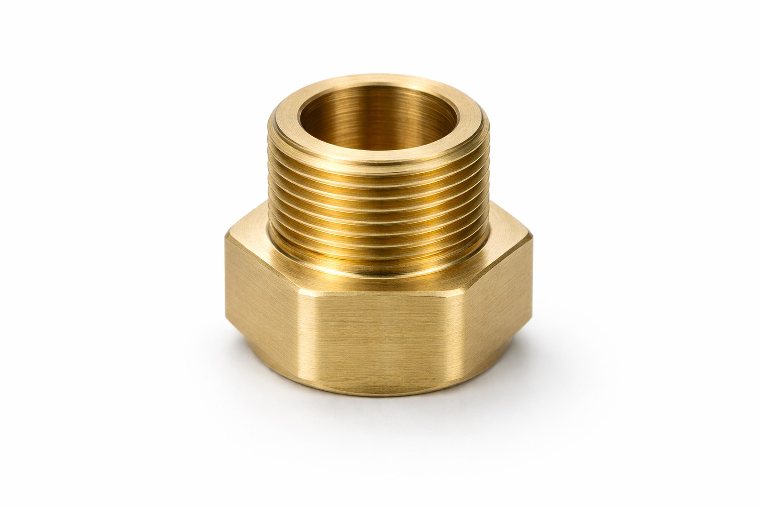 cnc brss turned part adapter