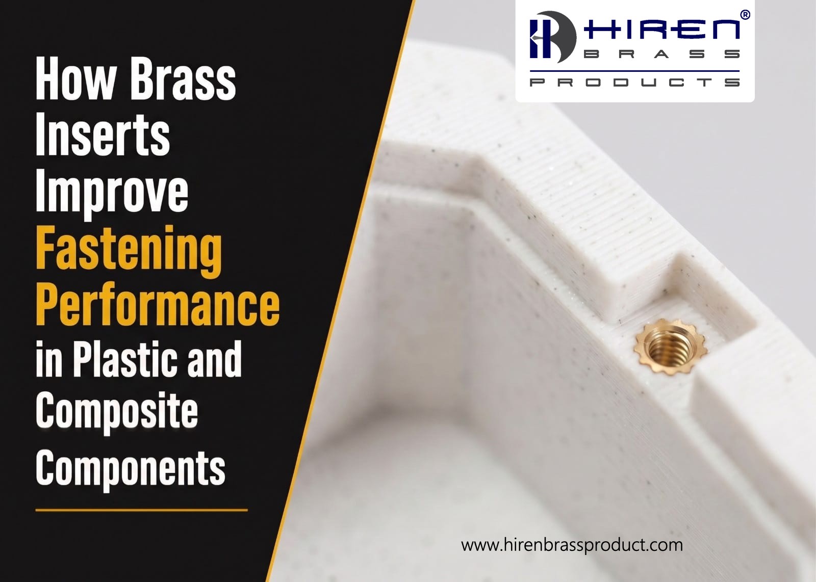 how brass inserts improve fasting in plastic banner