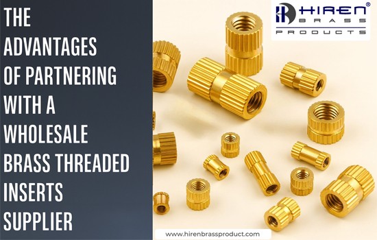 Advantages partnering with wholease brass insert supplier banner