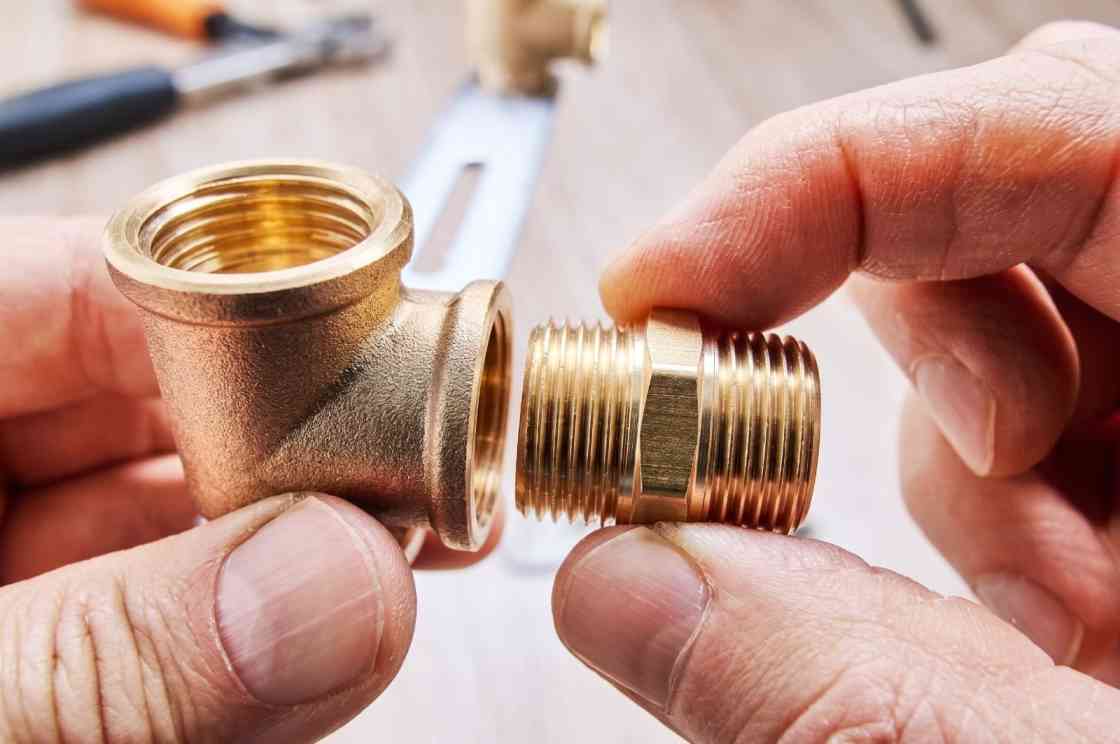 brass fittings thread mismatch and connection