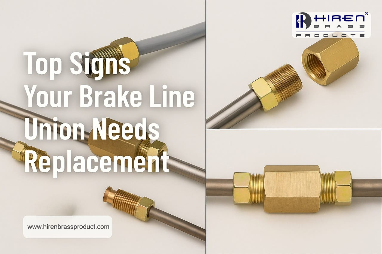 brake line union replacement sign banner
