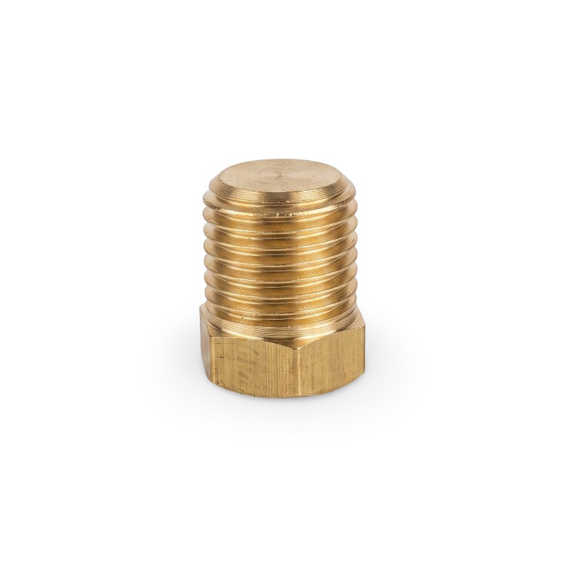 brass brake line fittings end cap plug