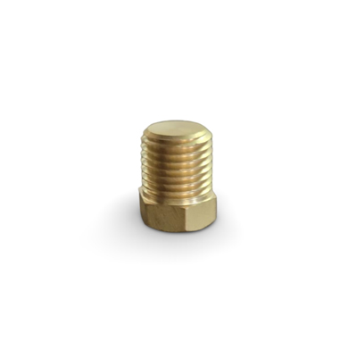 Brass brake line 1/4 inch NPT Hex Head Plug