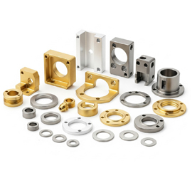 Pièces usinées CNC de précision en acier, aluminium et laiton