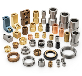 Pièces CNC personnalisées en cuivre, acier inoxydable et aluminium