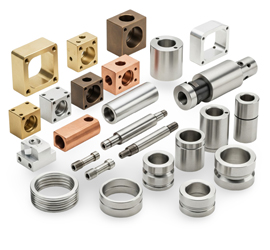 Componenti metallici di alta precisione ottenuti da lavorazione CNC