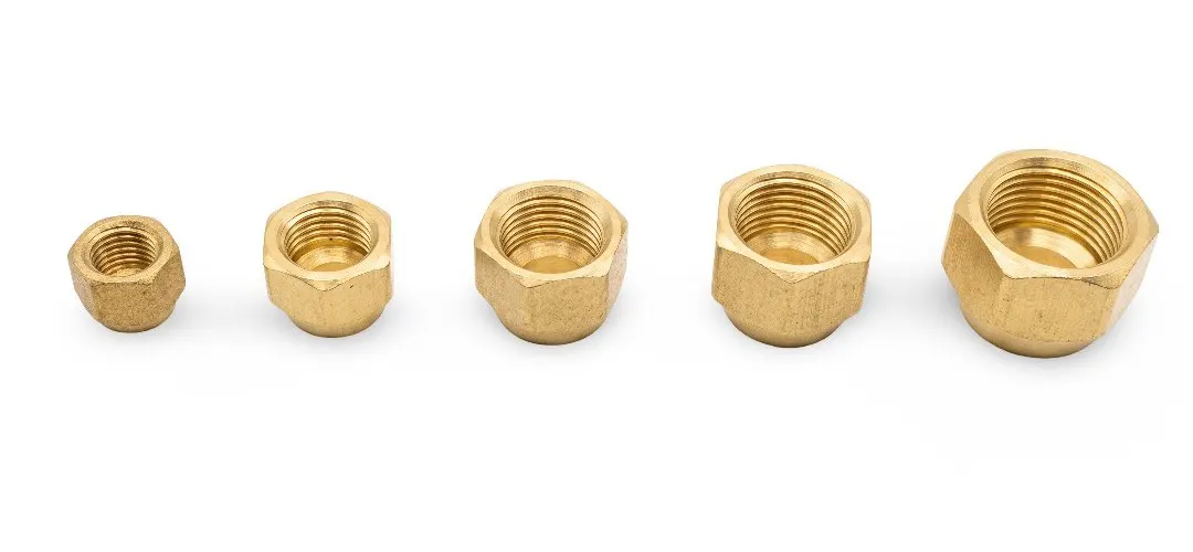Brass flare nuts