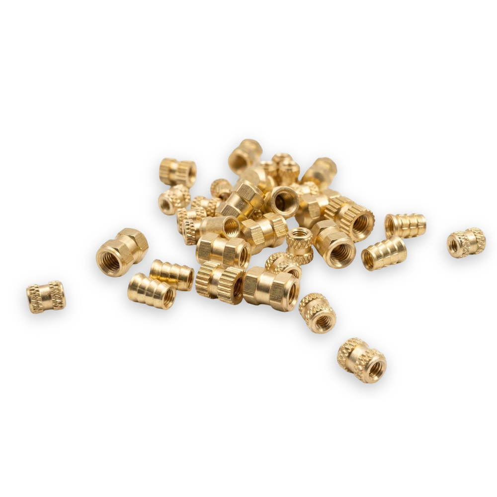 diffrent types of brass inserts