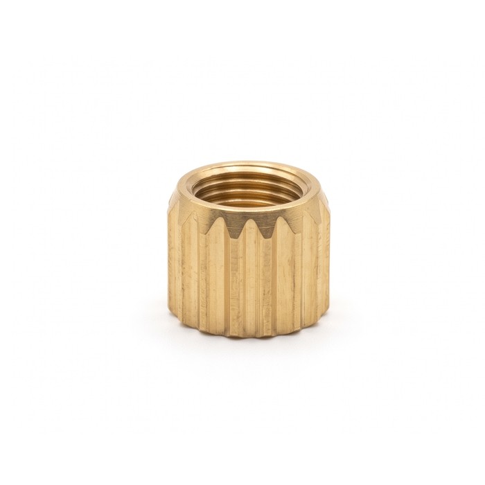 brass straight knurling insert