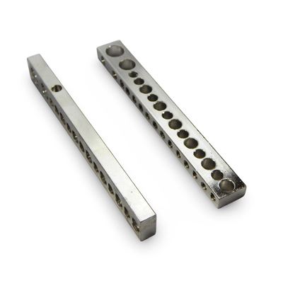 Brass neutral bar tin plated electrical component