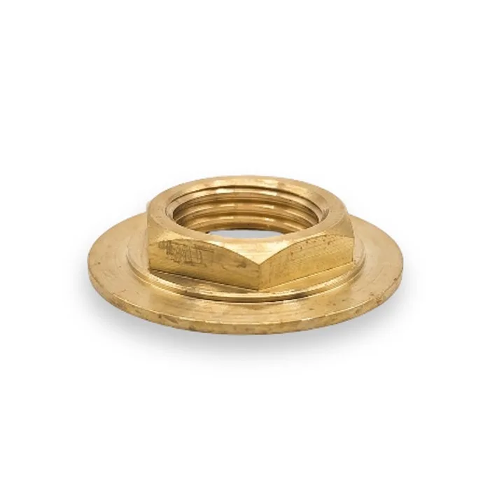 brass flange nut with 1/2 inch bsp thread 