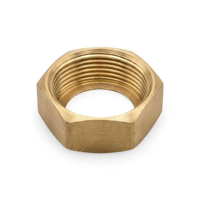 brass hex nut with G 1-1/4 inch thread