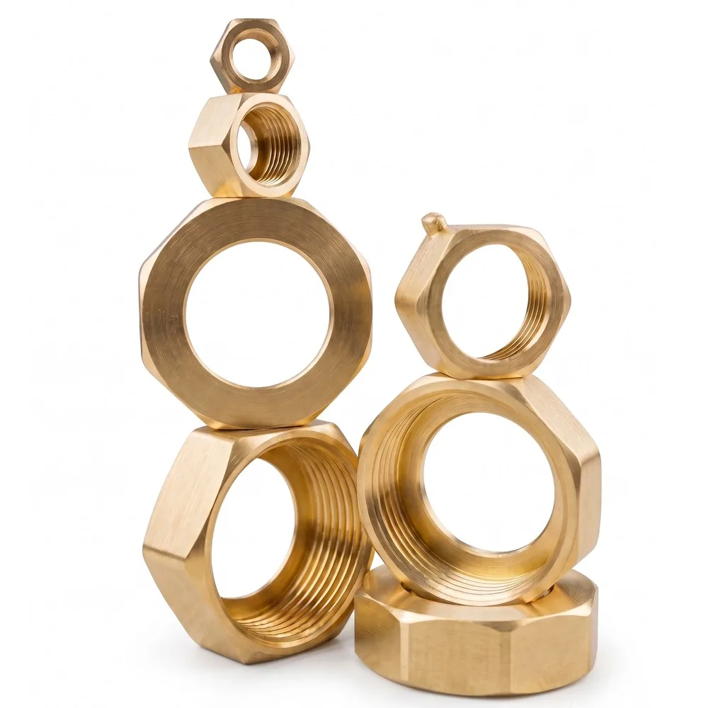 Brass hex nuts
